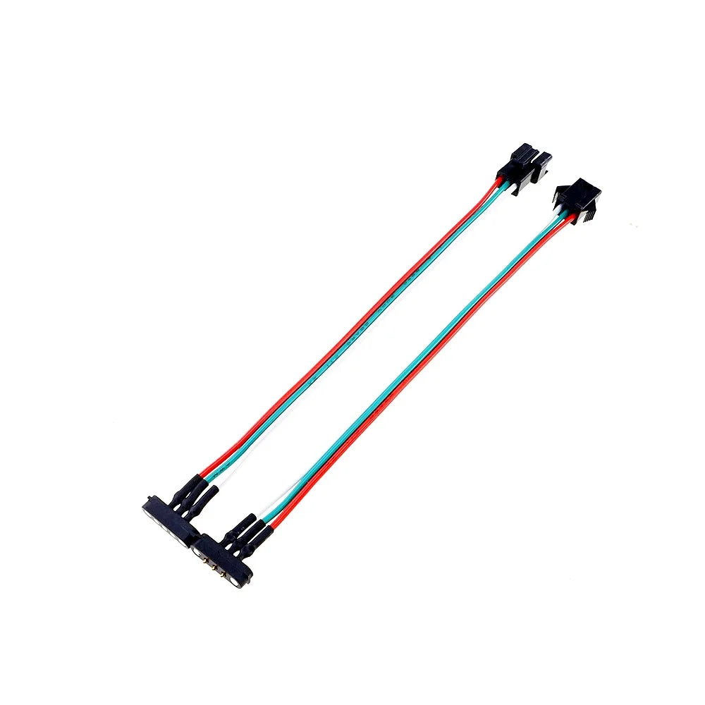 1 Pair 2A Magnetic Pogo Pin JST SM Plug Socket Extend Cable Connector 2 3 4 5 6 Pin Male Female Adapter Led Strip Lamp Driver