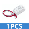 1~10PC 220V AC 50Hz Auto Infrared Sensor Switch PIR Microwave Radar Body Motion Sensor Module Adjustable For Time Distance Range