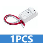 1~10PC 220V AC 50Hz Auto Infrared Sensor Switch PIR Microwave Radar Body Motion Sensor Module Adjustable For Time Distance Range