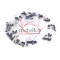 120/200/500Pcs 16V 25V 50V 0.1uF - 1000uF Aluminum Electrolytic Capacitor Assorted Kit Box 1uF 4.7uF 10uF 47uF 220uF 330uF 470uF