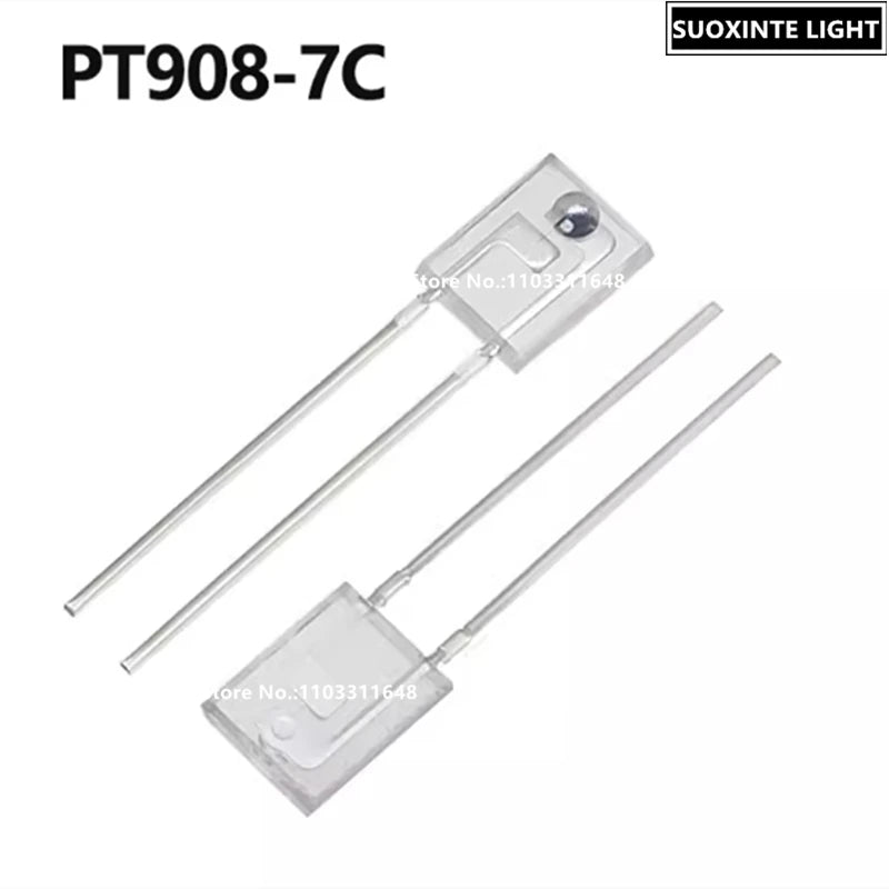 IR908-7C PT908-7C Photodiode Receiving Tube Infrared Pair Tube Side Photoelectric Crystal Infrared Transmitting Tube
