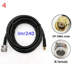 LMR240 50-4 Coax Cable L16 N Male Female To SMA Male Connector N To RPSMA Crimp for LMR-240 Pigtail Jumper 4G 5G LTE Extension
