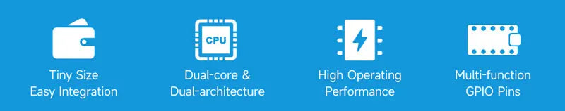 Waveshare Raspberry Pi Pico 2 RP2350 USB A Mini Development Board RP2350A 150MHz Operating Frequency