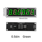 TM1637 Module 0.56" 0.56 Inch 7 Segments Digital Display Tube 4/6-Digit LED Module Board For Arduino Red Green Blue White