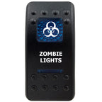 12V Marine Grade Rocker Switch SPST/ON OFF, DPDT/(ON) OFF (ON) Blue Led Light Bar for Carling ARB NARVA Replace Waterproof IP66