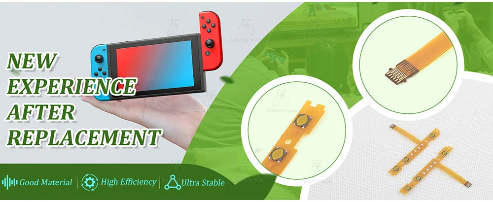 SL/SR Button Flex Cable for Switch/Switch OLED Premium Joy Con Key Ribbon Side Indicator Light Cable Replacement Repair Parts