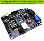 Educational DIY Kit Electronic Altera CycloneIV EP4CE10 FPGA PCB Demo Board with PS/2 UART VGA LCD Camera Network USB Blaster