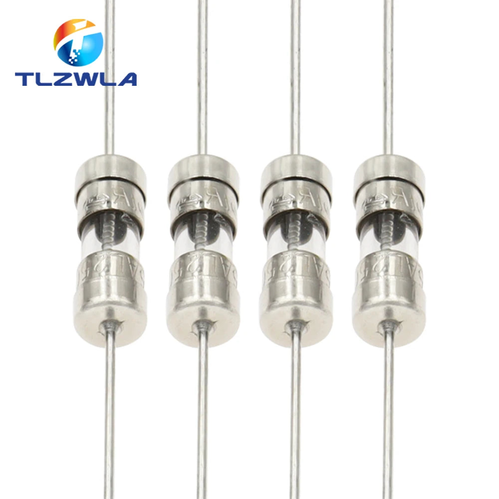 100PCS 3.6*10 Fast-Blow Glass Tube Fuse Fast Break With Pin 3.6X10MM 0.5A 1A 1.5A 2A 3A 3.15A 4A 5A 6.3A 8A 10A AMP 250V