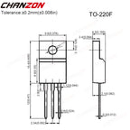 Original 2N7000 BS170 2SK2837 2SK3878 2N60 8N80 N-Channel Mosfet Transistor TO-92 TO-3P TO-251 TO-220F Integrated Circuit