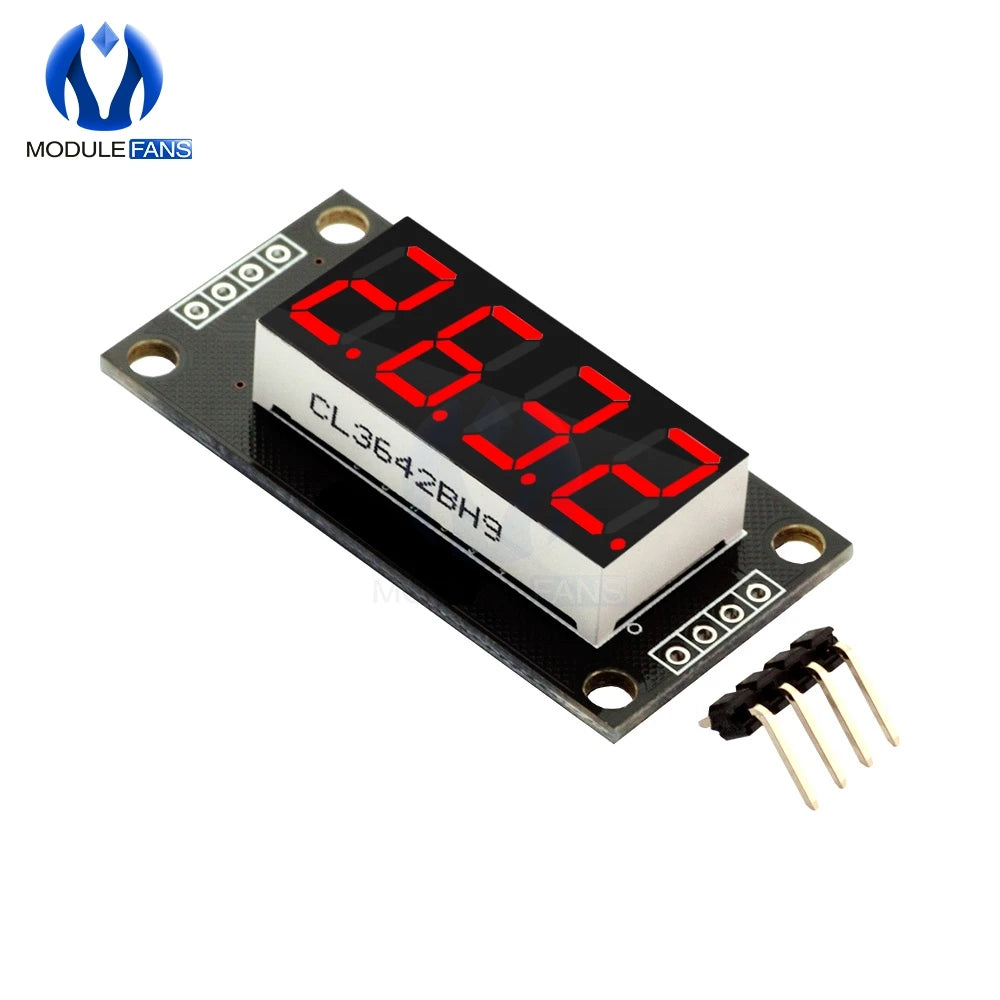 TM1637 0.36 Inch 7 Segments Digital Display Tube 4-Digit LED  Module Board For Arduino