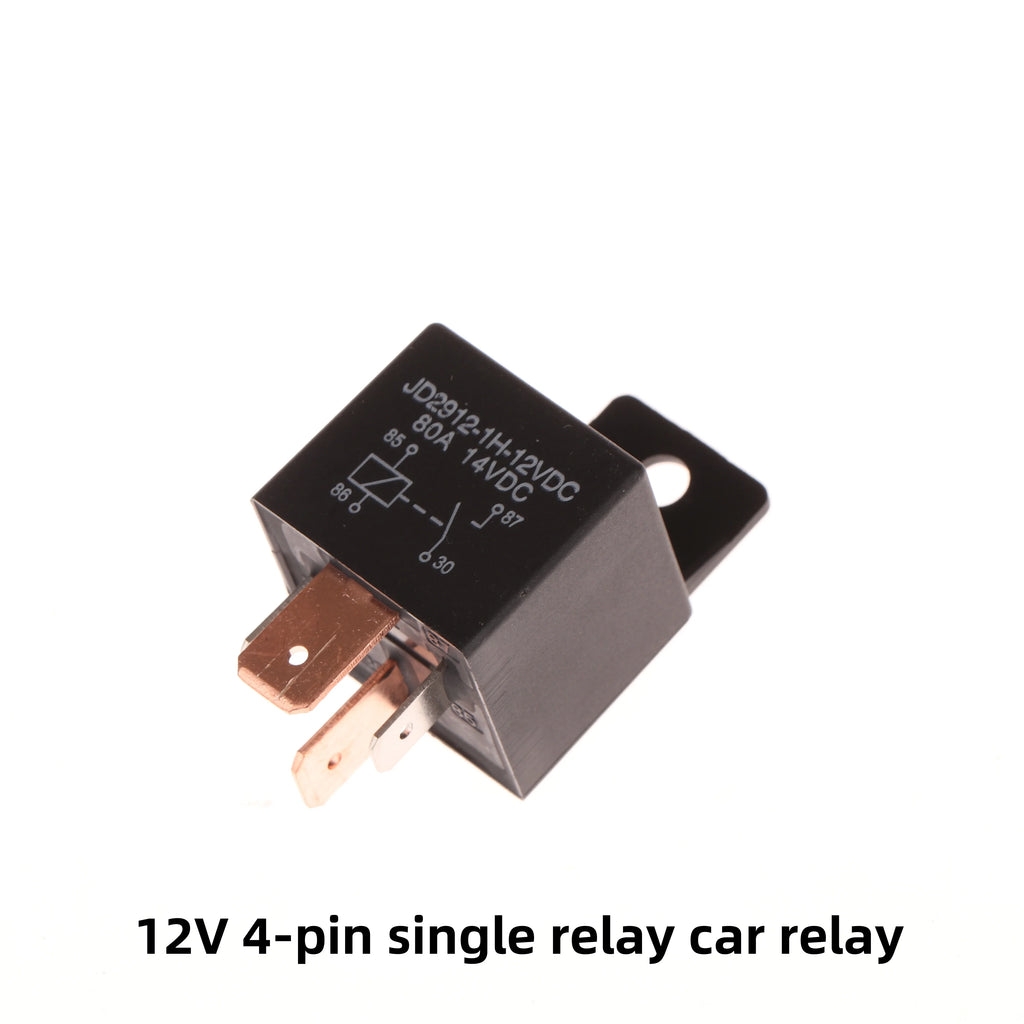1Set 4/5 Pin Automotive Relay 12V DC 24V 40A Waterproof Relay For Motorcycle Headlight Air Conditioner With Socket