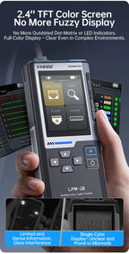 FNIRSI LPM-10A Intelligent Cable Finder RJ45/RJ11 Line Tester LAN Cable Tester Port Flash Anti-interference Network Repair Tool