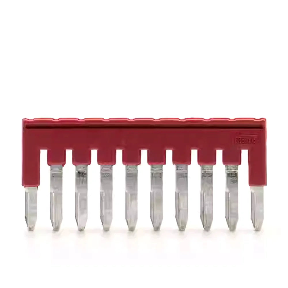 5Pcs FBS10-5 Jumpers Seat DIN Rail Terminal Block Accessories 2.5mm PT ST FBS2-5/3-5/4-5/5-5 Plug-In Bridge for Electrical