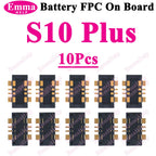 10Pcs Battery FPC Connector FPC for Samsung S24 S23 S22 S21 S20 S10 S10E Note 20 10 Plus S10 Lite On-Board Contactor Clip Plug