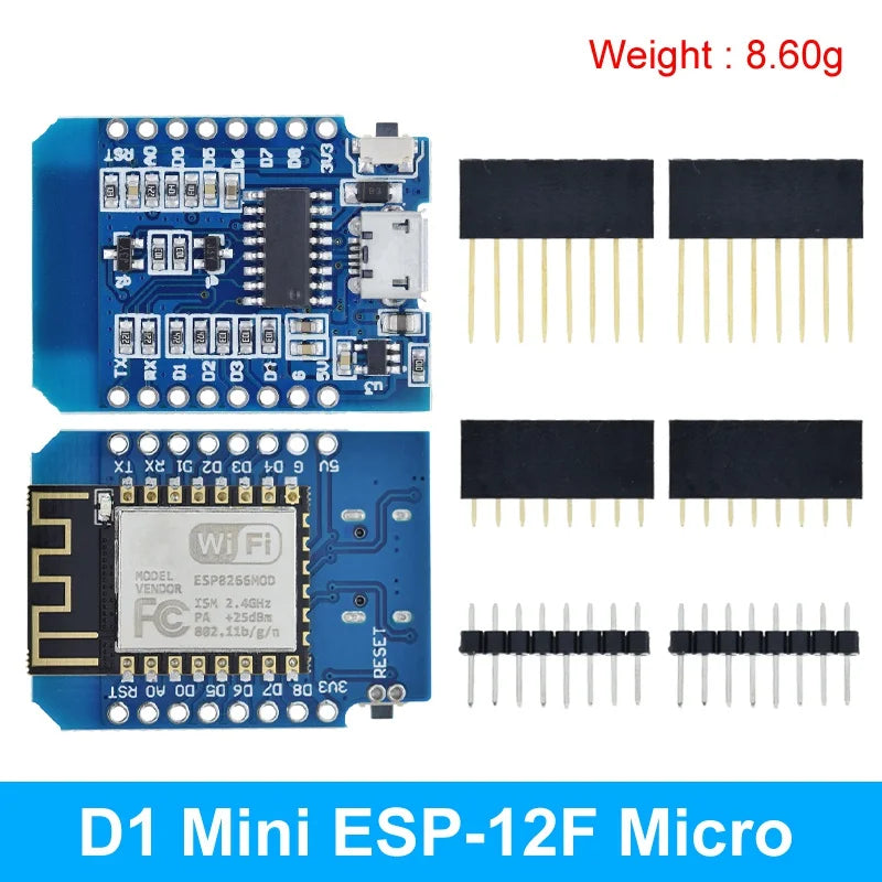 WeMos D1 Mini ESP8266 ESP-12F ESP12 Module WiFi Development Board Micro USB 3.3V Based On ESP-8266EX 11 Digital Pin For Arduino