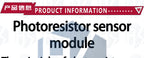 Updated LDR Photosensitive Sensor Module: for Arduino-Compatible – For Light Intensity & Brightness Detection