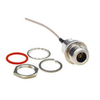 1PCS RG-178 N Female Panel 4 Holes to U.FL IPX-1 Female Connector RG178 Cable N to IPX RF Coaxial Extension Jumper 5CM-1M