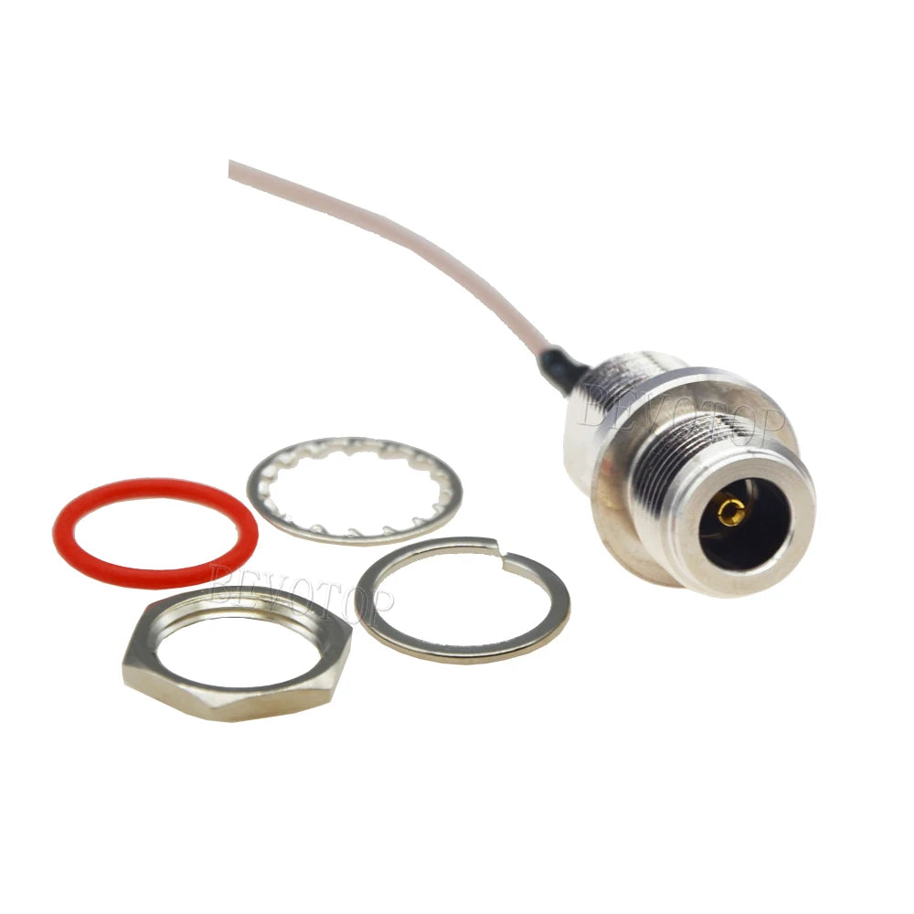 1Pcs RG-178 U.FL IPX-1 Female to N Male/Female Straight Connector N to IPX RG178 Cable Pigtail RF Coaxial WIFI WLAN 10cm-50cm