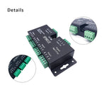 SP901E SPI Signal Amplifier Repeater 4CH DC5-24V for WS2812B WS2811 WS2813 Addressable Dream LED RGB Magic Strip Pixel Light