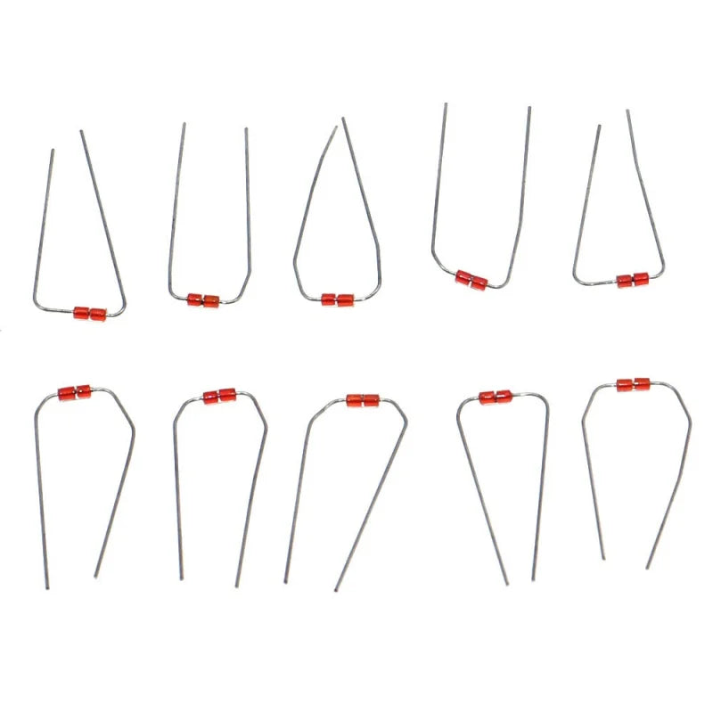 100pcs 10values MF58 NTC Thermistor Resistor Assorted Kit 2K 5K 10K 15K 20K 50K 100K 200K 500K 1M Temperature Sensor +/-5% 3950B