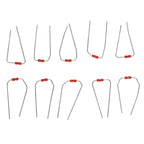 100pcs 10values MF58 NTC Thermistor Resistor Assorted Kit 2K 5K 10K 15K 20K 50K 100K 200K 500K 1M Temperature Sensor +/-5% 3950B