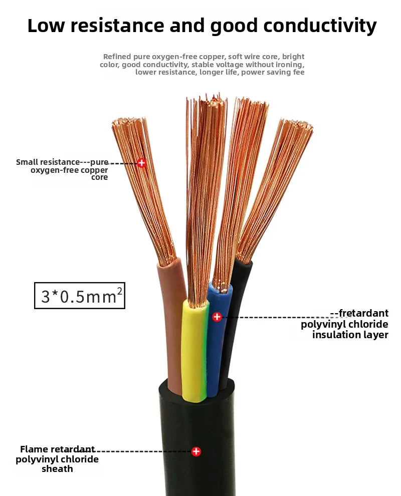 GX16 2/3/4 Pin Aviation Plug Male Female Wire Connector Extension Cable GX16 2/3/4 Core Ribbon Aviation Plug Power Cord Adapter