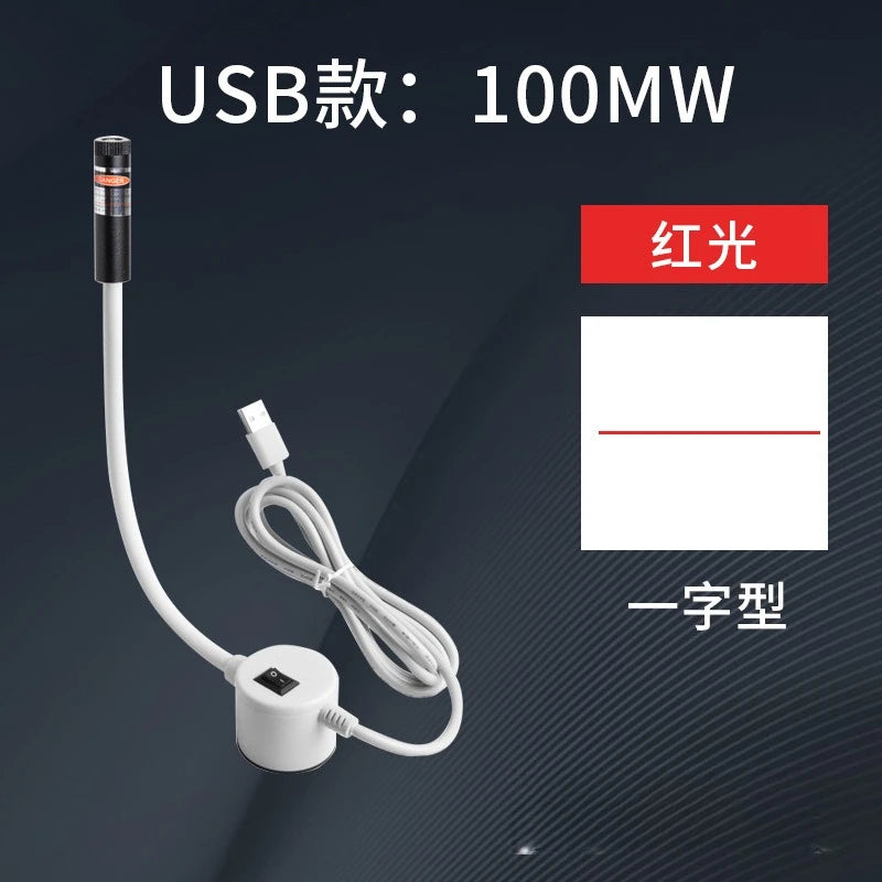 USB Red/Green Laser Positioning Light Infrared Working Lamp Cutting with Magnetic Base DC5V Line/Cross/dot Sewing Machine Supply