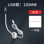 USB Red/Green Laser Positioning Light Infrared Working Lamp Cutting with Magnetic Base DC5V Line/Cross/dot Sewing Machine Supply