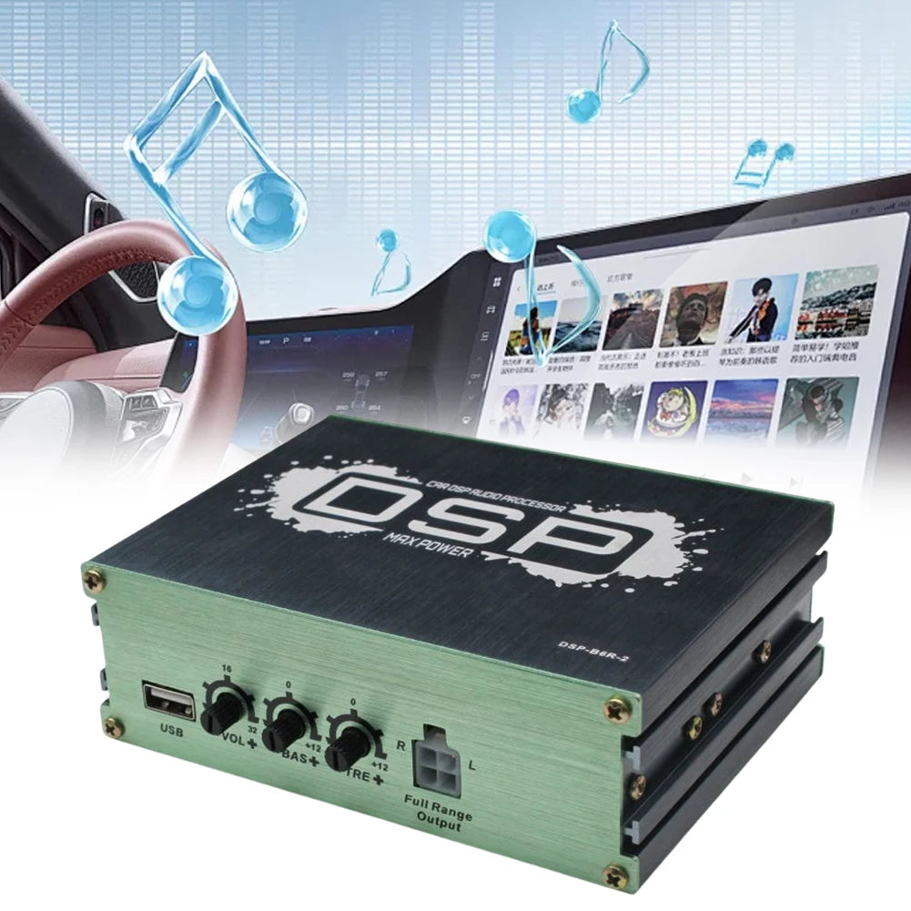 Car DSP Digital Audio Processor Support APP Control Navigation Sound Quality Enhancement Effect for Car Audio Enhancement