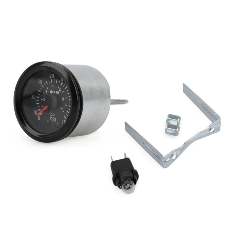 VDO Barometer 2-1/16" (52mm) Constructions Machinery Measuring Instrument 0-10BAR/0-150PSI Oil Pressure Gauge
