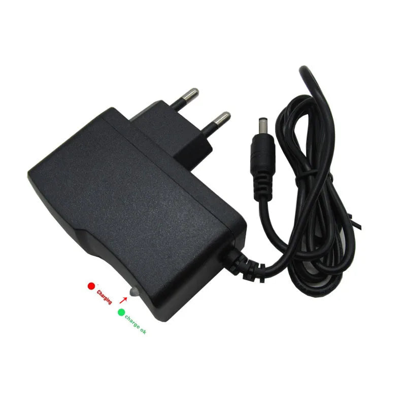 8.4V 12.6V 1A 1000MA Li-ion Charger 2S 3S 7.2V 7.4V 10.8V 11.1V 12V Lipo Lithium 18650 Flashlight Wall Charger DC 3.5*1.35MM