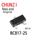 100Pcs New and Original SMD 817-25 6B Transistor SOT-23 BC817-25