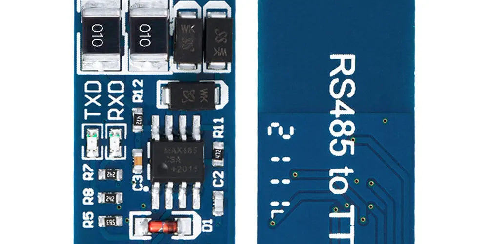 TTL-RS485 Bidirectional Converter Module: Serial UART Level Shifter with Auto-Flow Control – 3.3V/5V Power Supply