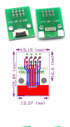 1Pcs/lot FPC/FFC Adapter Board 0.5/1.0MM to 2.54MM Soldered Connector 4/5/6/8/10/12/14/16/20/26/3040/45/50/60 Pin