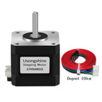 Usongshine Nema17 Stepper Motor 17HS4401 1.8 ° Motor 1.5A 42N.cm 42BYGH 4-lead For CNC Roter Laser Engraving Machine 3D Printer