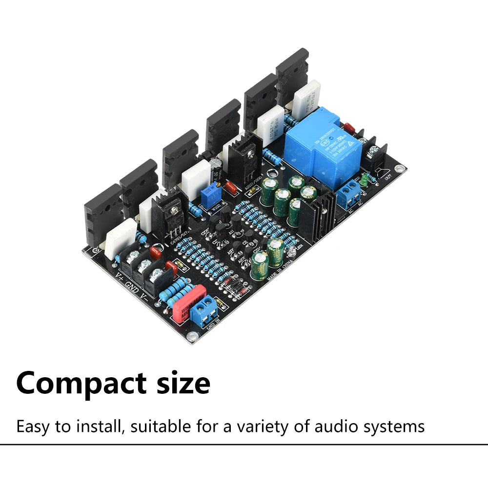 300W Mono Power Amplifier Board 1943+5200 Hifi High-Power Audio Amplifier Board With Speaker Protection