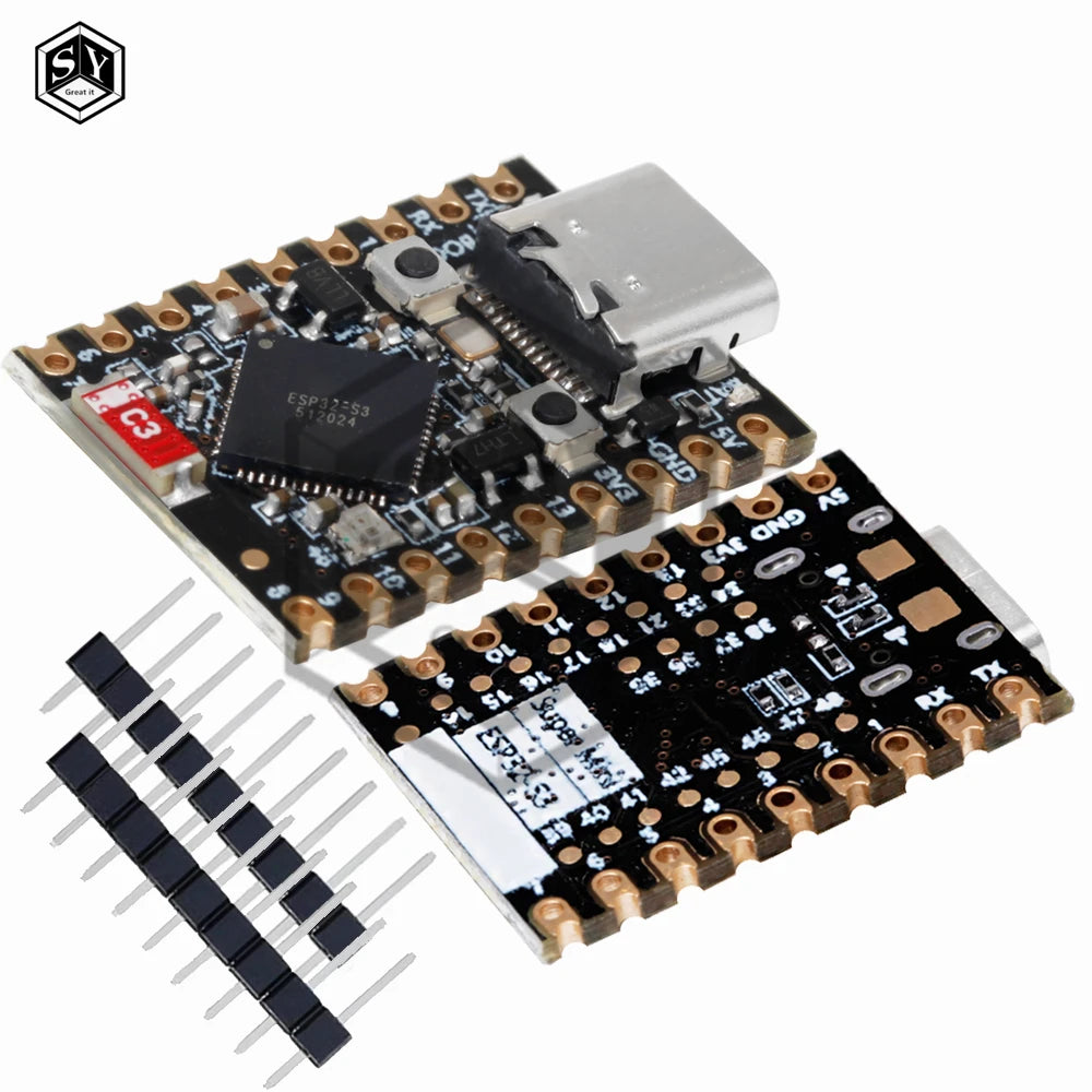 ESP32-S3 Dual-Band WiFi/Bluetooth  5.0 SuperMini Development Board ESP32 Programmable  PCB Kit  for arduino