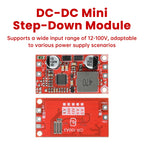 Buck Converter DC-DC 12-100V TO 5V 12V Buck Regulator Step-Down Power Supply Module 3A Low Ripple Voltage Step Down Board