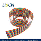 1Meter 6P/8P/10P/12P/14P/16P/34P/40P/60P 1.27mm PITCH Color Flat Ribbon Cable Rainbow DuPont Wire for FC 1.27 Dupont Connector