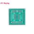 1-10Pcs QFP EQFP TQFP LQFP144 LQFP128 SMD Turn DIP Adapter PCB Pinboard SMT to DIP128/144 Converter 0.5mm Pitch IC Test Transfer