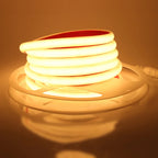 IP68 Waterproof COB LED Neon Strip Light 5m 10m 15m 20m 0.5m 12V 24V 320LED Flexible Tape Silicone Tube Lamp Liner Lighting RA90