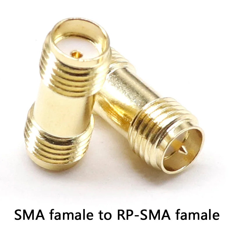 RP SMA Male Female to RP SMA Male Female Adapter RF Coax Coupling Nut barrel Connector Converter For WIFI 4G Antenna