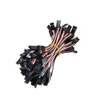 10/20/50/100 pcs JR Plug Servo Extension Lead Wire Cable 10CM 15CM 30CM Male to Male for RC Plane Quadcopter