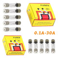Quick Blow 5x20mm 6x30mm Glass Fuse 250V 0.1A 0.2A 0.5A 1A 2A 3A 4A 5A 6A 7A 8A 10A 12A 15A 20A 30A