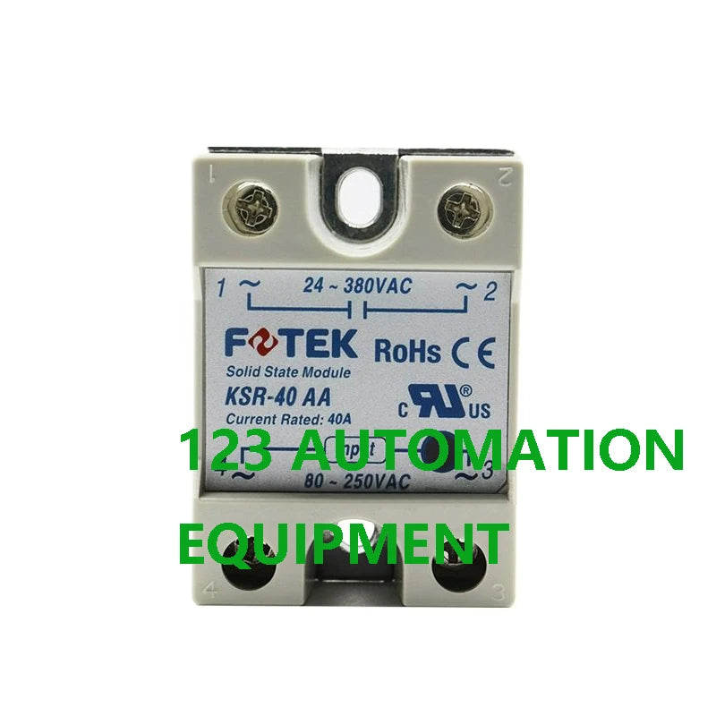 Authentic New FOTEK KSR-10AA 25AA 40AA 75AA  KSR-25AA 40AA 75AA-H Solid State Relay 10A 25A 40A 75A