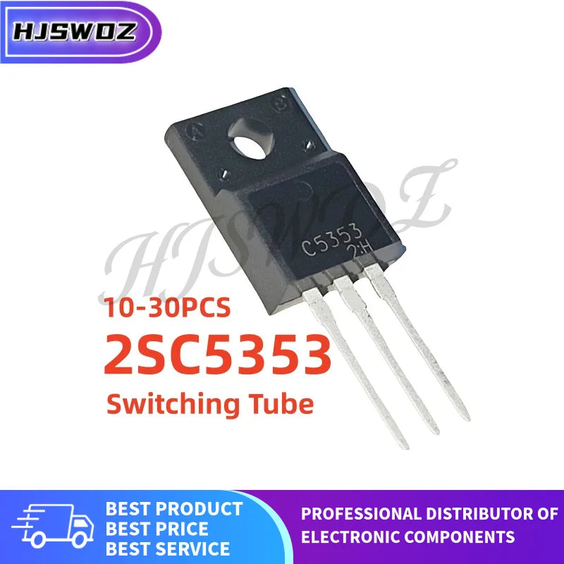 10-30PCS 2SC5353 C5353 TO-220F MOSFET field effect tube Transistors Brand New In Stock