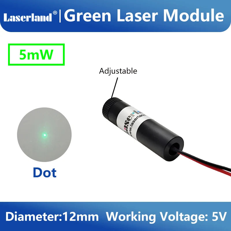Red Green Dot Line Cross Laser Module Laser Head for Quilting Laser Fabric Marking Locator Positioner