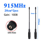 LoRa 868MHz 915 MHz Soft Antenna for Meshtastic 900M Omnidirectional 915MHz LoRawan Whip Antenna High Gain Long Range SMA Male