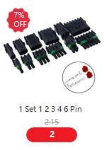 1 Pcs Deutsch DT connector with 15cm Wiring harness DT06-2S/DT04-2P 2P 3P 4P 6P 8P 12P waterproof electrical connector