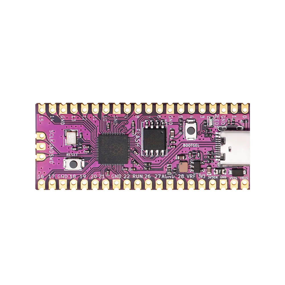 Bitfunx PICOboot Raspberry Pi Pico Board RP2040 Dual-Core 264KB ARM 16MB Flash  Microcomputer ortex-M0+ with USB TYPE-C For NGC